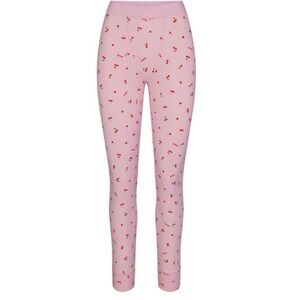 RARE NWT SKIMS SOFT LOUNGE LEGGINGS IN CHERRY PRINT SIZE LARGE